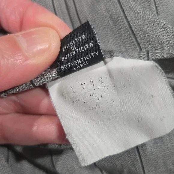 Versus Versace Gray Striped Shirt